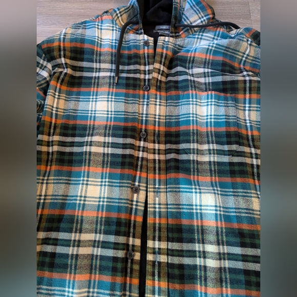 Eddie Bauer Button Up Plaid Shirt L - Picture 2 of 5